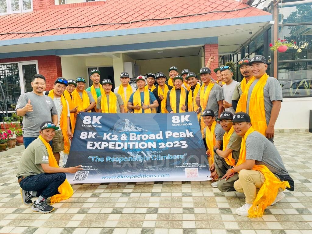 8K Climbing Team Departed For Pakistan Expedition 2023 image