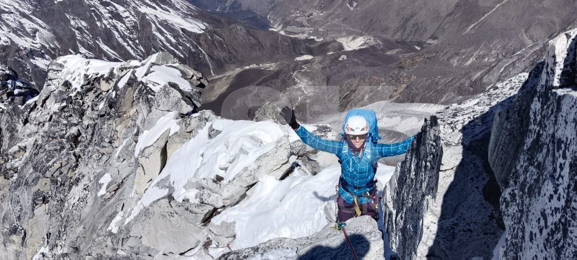 "From Finland To The Summit: Pia Aino Aleksandra Conquers Amadablam (6812m) With Triumph!" image