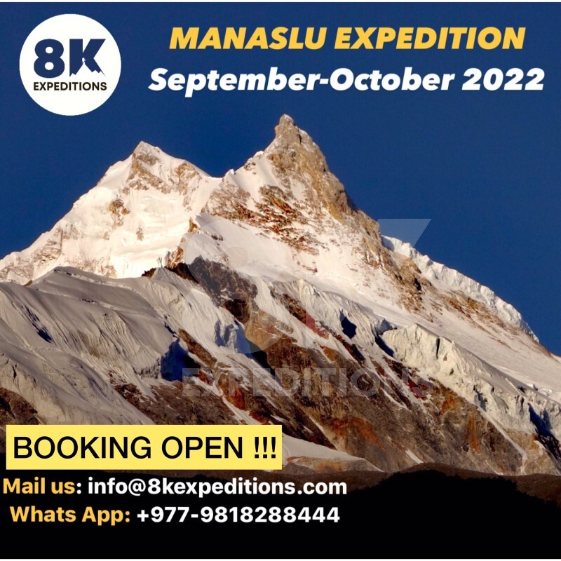 MANASLU EXPDEDITION AUTUMN 2022 BOOKING OPEN!!! image