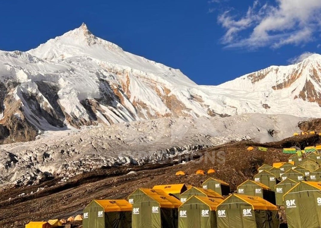 Many Climbers From Team 8K Succeeded In Reaching The Actual Summit Of Mt. Manaslu (8163 Mtr.) Despite Numerous Obstacles!