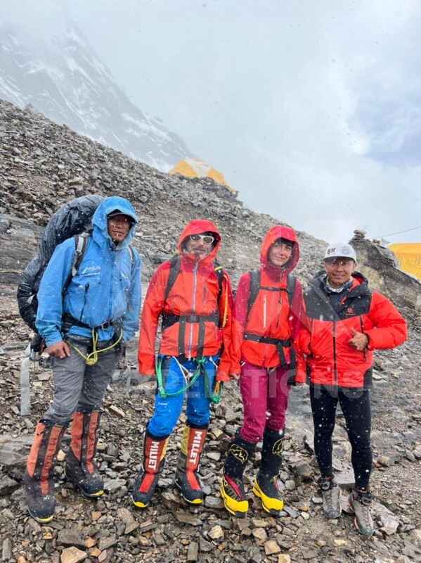 Romania Female Climber Miss Diana Scaled Mt.Manaslu(8163m) image