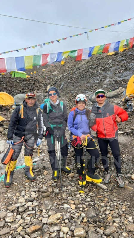 Summit Update Miss.Maria & Miss Daneila (MANASLU EXPDEDITION AUTUMN 2022 )